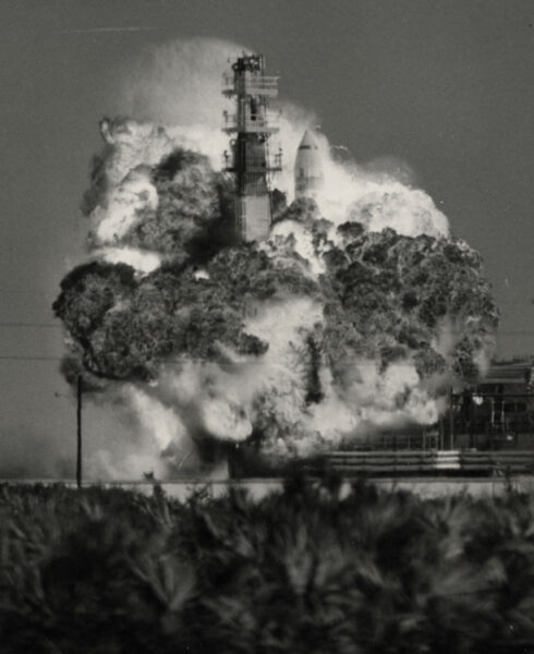 rocket explosion