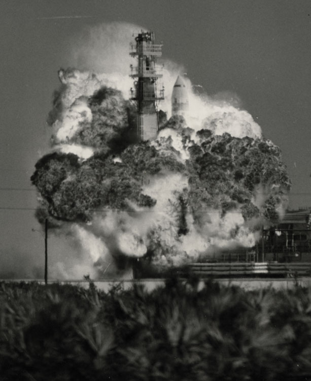 rocket explosion
