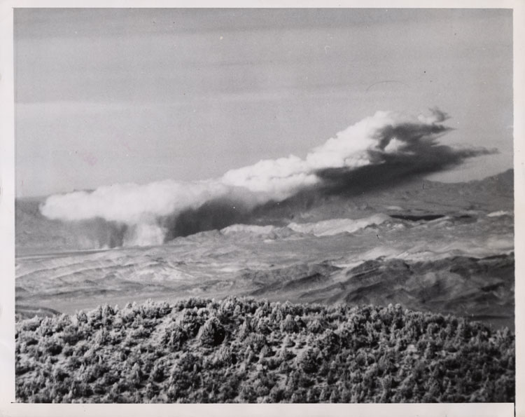 Shot Uncle, Operation Buster-Jangle — sub-surface cratering detonation buried 5 metres, Nevada Test Site (Area 10, Yucca Flat), 29 November 1951