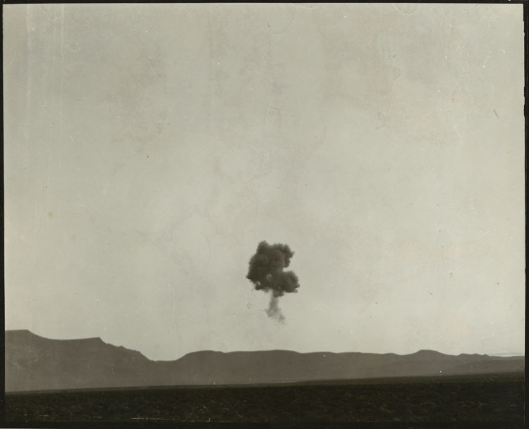 Shot Lassen, Operation Plumbbob — balloon detonation at 152 metres, Nevada Test Site (Area 9a, Yucca Flat), 5 June 1957; yield approximately 0.5 tonnes of TNT equivalent.