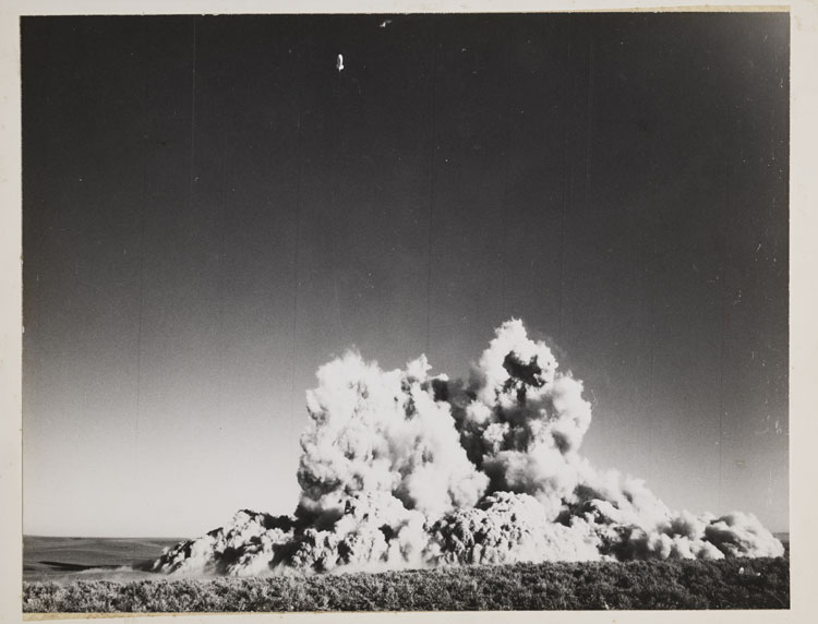 Double Tracks, Operation Roller Coaster — non-nuclear high-explosive plutonium-dispersal safety trial, open-pad surface detonation, Stonewall Flat, Nevada (Tonopah Test Range area), 15 May 1963; no nuclear yield.